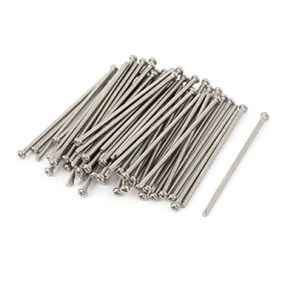 Immagine di M2 x 50 mm 304 viti a testa rotonda Phillips in acciaio inox bullone 60 pezzi