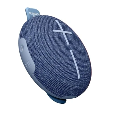 Immagine di Ultimate Ears MINIROLL Altoparlante Bluetooth impermeabile ultraportatile, bassi potenti, resistente alla polvere IP67, raggio d’azione di 40 m Majestic Blue