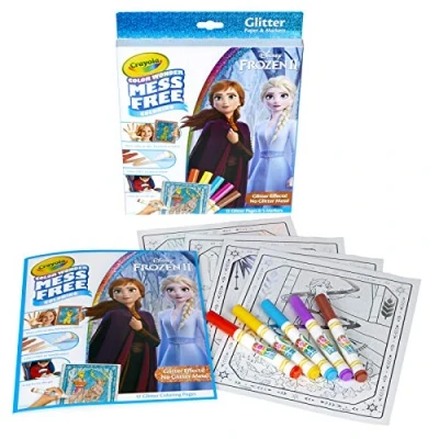 Immagine di Crayola color Wonder glitter set, Multicolore, 29.21 x 22.09 2.28 cm, cm