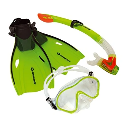 Immagine di Schildkröt 940001.L, Set per Immersione in apnea, Verde, Taglia 37 42