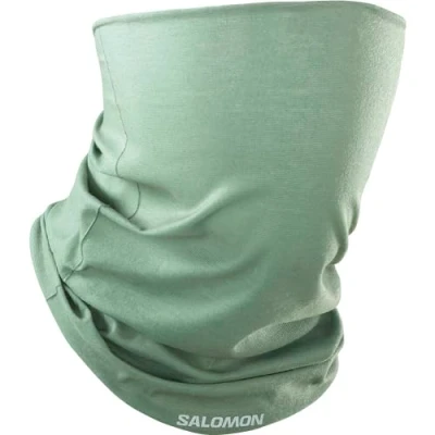 Immagine di Salomon Cross Scaldacollo Trail Running Escursionismo MTB Unisex, Elegante tessuto, Stile, Protezione, Verde