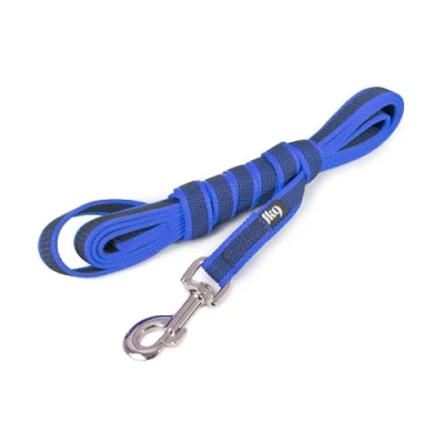 Immagine di Julius K9, Guinzaglio Color &amp; Gray con manico, 20 mm x 3 m, blu