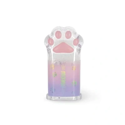 Immagine di Legami Temperino con Contenitore Meow, Temperamatite, a Forma di Zampa Gatto, Trasparemte Dettagli Glitter, in PS