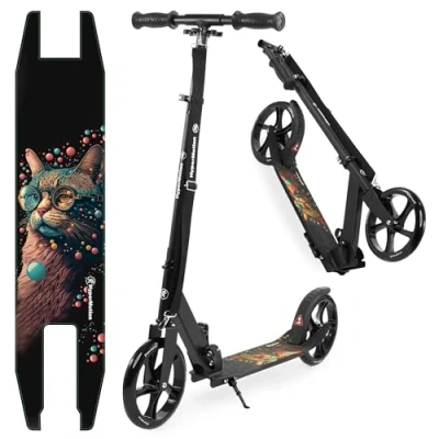 Immagine di HyperMotion Vibe Monopattino Pieghevole per Bambini 7+ e Adolescenti, Ruote 200 mm, Alluminio Leggero, Manubrio Regolabile, Cuscinetti ABEC 7, Carico Massimo 100 kg, Rosa