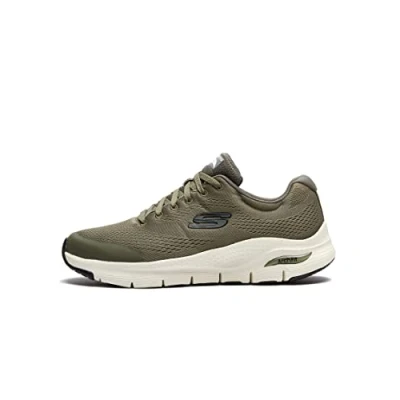 Immagine di Skechers Arch Fit, Scarpe da Ginnastica Uomo, Olive Textile Synthetic Trim, 42.5 EU
