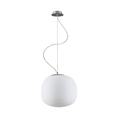Immagine di Lindby lampada a sospensione dimmerabile (Moderno) colore Bianco, in Vetro ad es. Cucina (1 luce, E27) sospensione, da soffitto, lampada, plafoniera, illuminazione