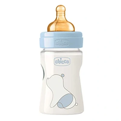 Immagine di CHICCO BIBERON ORIGINAL 150ML TOUCH 1 FORO BOY CON TETTARELLA IN CAUCCIU&#039;