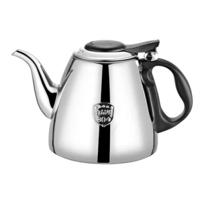 Immagine di Teiera da fornello 1,2 L/1,5 L in acciaio inossidabile Caffettiera Bollitore Manico resistente al calore(1.2L)