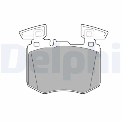 Immagine di Set di pastiglie freno, freno a disco DELPHI LP3642