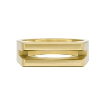 Immagine di Fossil Anello, Uomo, Taglia: 60, L&#039; or