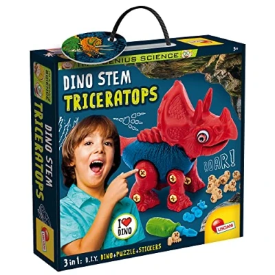 Immagine di Lisciani Giochi I&#039;m a Genius Dino Stem Triceratops, 92420