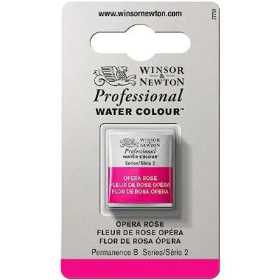 Immagine di Winsor &amp; Newton Professional Vernici ad acquerello, vivaci e resistenti alla luce, pigmenti per artisti, 1/2 GODET, colore: Fiore Di Rosa Opera ROW