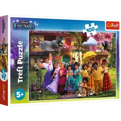 Immagine di Trefl La magia aspetta 100 Elementi Colorati con Gli Eroi della fiaba Il Nostro Magico Encanto, Divertimento per Bambini a Partire da 5 Anni Puzzle, Colore, 16445