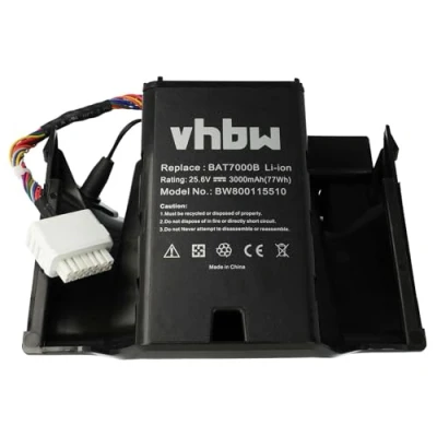 Immagine di vhbw batteria sostituisce Robomow 8IFR27/66, BAT7000B, BAT7001A, MRK7005A per tagliaerba, robot tagliaerba (3000mAh, 25,6V, Li Ion)