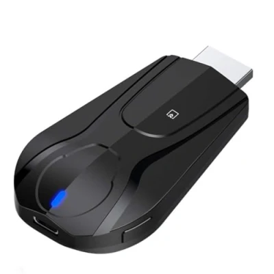 Immagine di Dongle per display wireless 5G/2.4G, ricevitore portatile WiFi 4K 1080P HDMI Screen Mirroring compatibile con telefono a proiettore TV, supporto Miracast Airplay DLNA (5G)