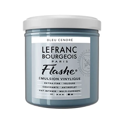 Immagine di Lefranc Bourgeois Flashe 300479 Pittura acrilica e vinile, altamente pigmentata, elastica, resistente alla luce, all&#039;invecchiamento, opaca, per interni ed esterni, vaso da 125 ml, colore: