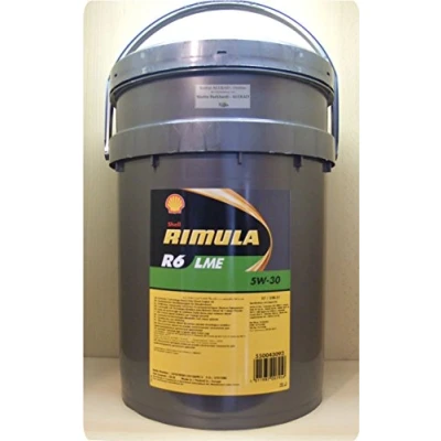 Immagine di Shell RIMULA R6 LME 5W 30, 20 litri di olio motore (E7/228.51)