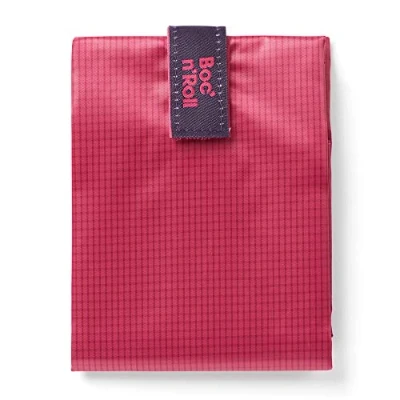 Immagine di Roll’Eat ® Boc&#039;n&#039;Roll Active Borsa Porta Panini, Sacchetto Riutilizzabile ed Ecologico senza BPA, Rosa