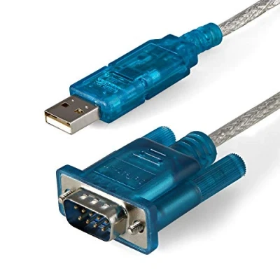 Immagine di StarTech.com Cavo adattatore seriale USB a RS 232 DB9 90 cm, M/M, Convertitore da USBB (9 pin), Prolific PL 2303 (ICUSB232SM3)