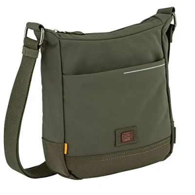 Immagine di camel active Borsa a Tracolla da Uomo City Bb5, cachi, 22,0 x 10,0 25,0, Portafoglio