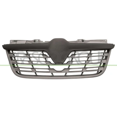 Immagine di PRASCO RN9562001 Griglia Radiatore zigrinato nero, argento RENAULT: MASTER 3