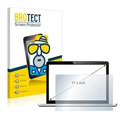 Immagine di brotect Pellicola Protettiva Opaca 17.3&quot; per Notebooks con 43.9 cm (17,3 pollici) [383 mm x 215 mm, 16:9] Proteggi Schermo Anti Riflesso
