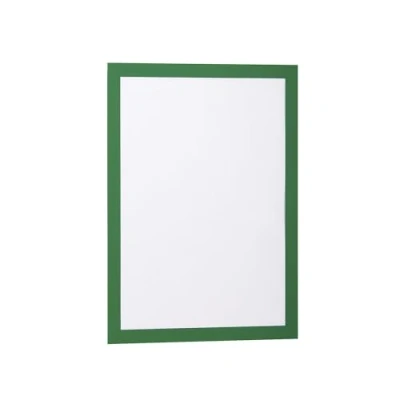 Immagine di Durable 488205 Duraframe A4 Large Packaging, Cornice Espositiva Adesiva, per Superfici Lisce e Solide, Formato A4, Confezione da 10 Pezzi, Verde