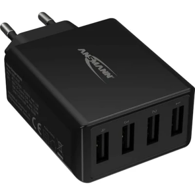Immagine di Ansmann HomeCharger HC430 Caricatore USB 30 W Presa di Corrente uscita max. 6000 mA Num. uscite: 4 x A 2.0