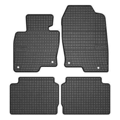 Immagine di FROGUM 401617 Set tappetino Gomma anteriore e posteriore 4 nero Su misura MAZDA: CX 5 II