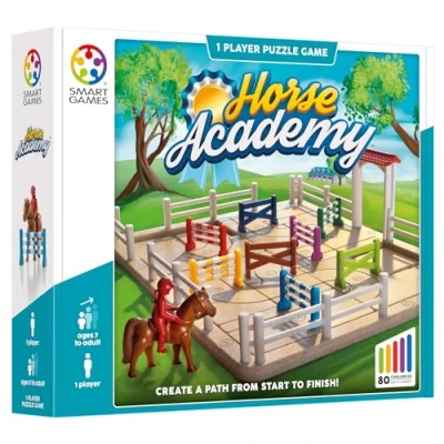 Immagine di smart games Horse Academy, Puzzle Game with 80 Challenges, 7+ Years