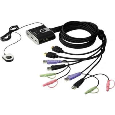 Immagine di ATEN CS692 AT 2 Porte Switch KVM HDMI USB 1920 x 1200 Pixel