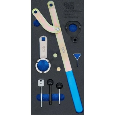 Immagine di BGS 74309 Vassoio per carrello 1/3: Set di traino distribuzione VAG 2.0 TDI Common Rail