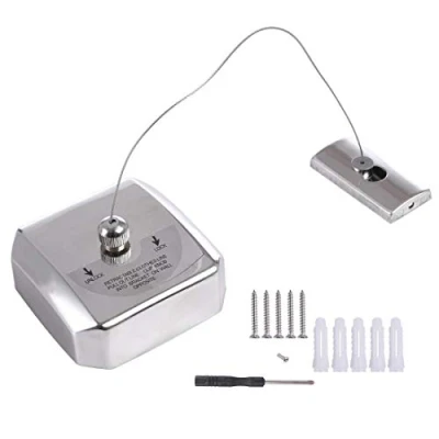 Immagine di Filo Stendibiancheria, Lommer 4M Acciaio Inossidabile Retrattile Stendibiancheria Inox Clothesline per Interni ed Esterni