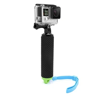 Immagine di MyGadget Bastone Galleggiante per Action Camera Impugnatura Impermeabile Braccio Hand Grip GoPro Hero 10 9 8 7 Xiaomi Yi Insta360 Verde