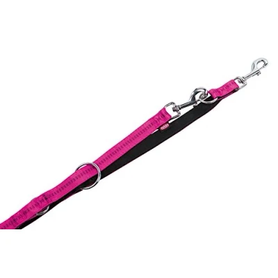 Immagine di Nobby Guinzaglio Soft Grip, fucsia/nero, lunghezza: 200 cm, larghezza: 15 mm, 1 pezzo