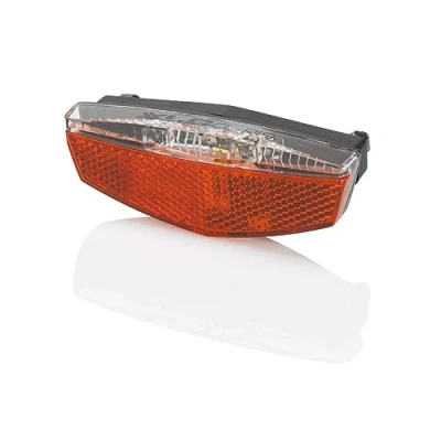 Immagine di XLC Borsa da viaggio per adulti con luce posteriore a batteria LED CL R19, nera, unisize