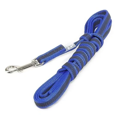 Immagine di Julius K9, Guinzaglio Color &amp; Gray con manico, 14 mm x 3 m, blu