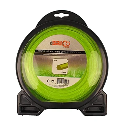 Immagine di Bricoferr BF100 13 Desbrozadora profilo filo di nylon esagonale (4 mm x 32 metri)