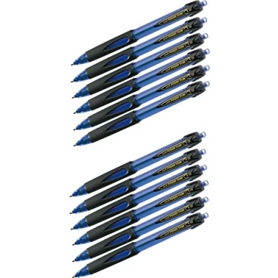 Immagine di Penna uni ball® Powertank con meccanica a pressione 0,4 mm, colore inchiostro: rosso, 12 Stück blau, 1 pezzo