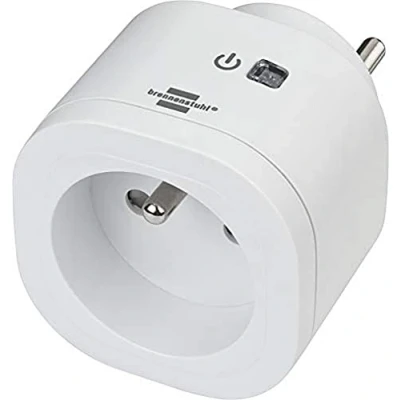 Immagine di Brennenstuhl Connect WiFi WA 3000 XS01 (compatibile con rete da 2.4 GHz, applicazione gratuita, compatibile Amazon Alexa e Google Assistant, max. W) 1294850, colore: Bianco