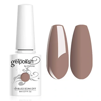 Immagine di Vishine Smalto Semipermente per Unghie in Gel UV LED Smalti Colori Soak Off Manicure e Pedicure 8ml 1pzs Skin Color #006