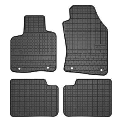Immagine di FROGUM 547341 Set tappetino Gomma anteriore e posteriore 4 nero LANCIA: Ypsilon III