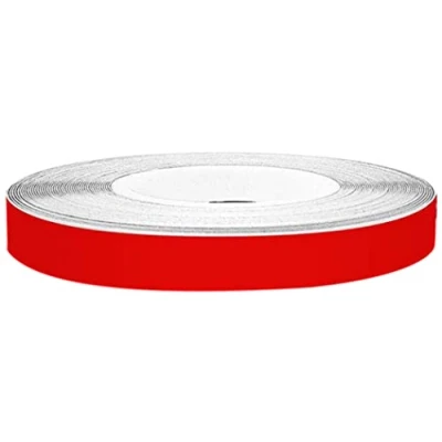 Immagine di 4R Quattroerre.it 10342 Wheel Trim Strisce Adesive Rifrangenti con Applicatore per Cerchi Auto, Rosso, 7 mm x 6 mt