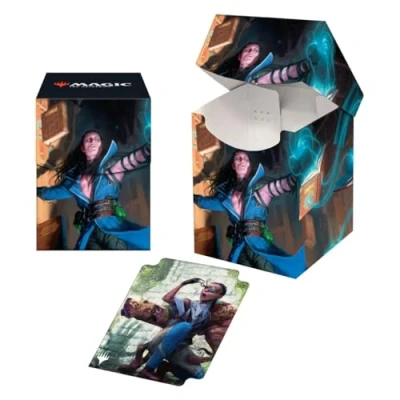 Immagine di Ultra Pro MTG Murders at Karlov Manor 100+ Deck Box Mirko, Obsessive Theorist for Magic: The Gathering carte con maniche, dimensionate per adattarsi a di dimensioni standard