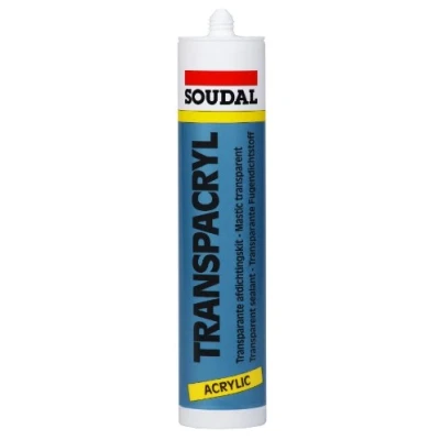 Immagine di Soudal ACRYRUB Acrilico Colore Trasparente 9200 310 ml