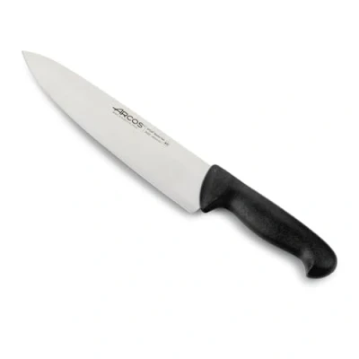 Immagine di Arcos Serie 2900 Coltello da Chef Cucina Lama Acciaio Inossidabile Nitrum 250 mm Manico Polipropilene Colore Nero