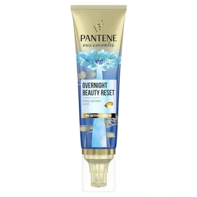 Immagine di Pantene Idratati &amp; Lucenti Siero Notte per Capelli 70ml. Pro V Miracles con Acido Ialuronico e Morbidi. Leggero, Non Unge. Trattamento Secchi