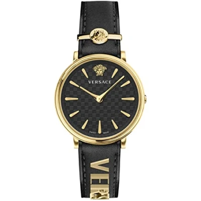 Immagine di Versace Orologio Analogico Digitale Automatico Donna con Cinturino in Pelle S0373528