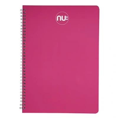 Immagine di NU Mulburry Taccuino con rilegatura a spirale, formato A4, 150 pagine