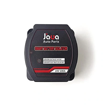Immagine di Relè Sensibile alla Tensione,12V 100AMP Isolatore a Doppia Batteria (VSR), Interruttore Marino Impermeabile, di Ricarica Automatico Accessori Auto per ATV,barche,Camper